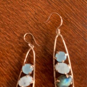 Dangle stone earrings